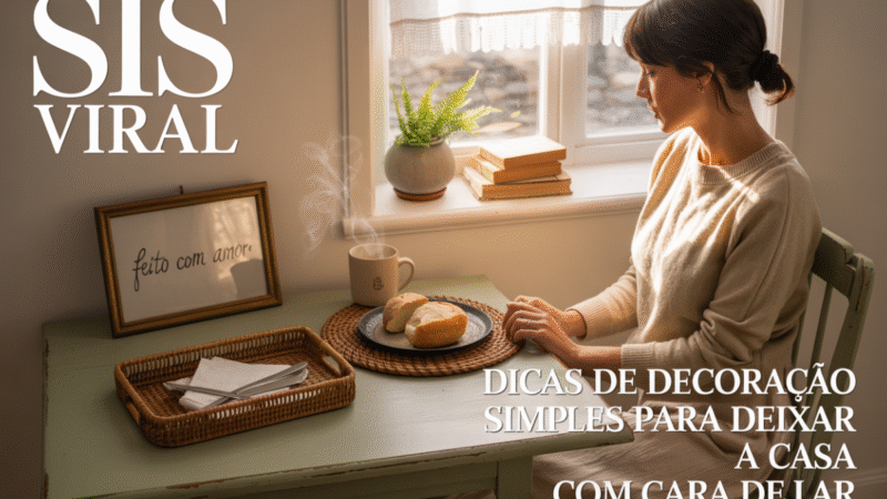Dicas de Decoração Simples para Deixar a Casa com Cara de Lar