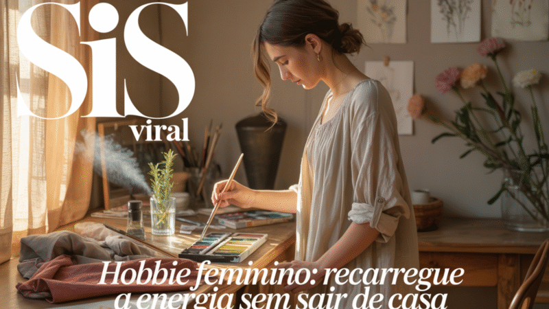 Hobbie Feminino: Recarregue a Energia Sem Sair de Casa