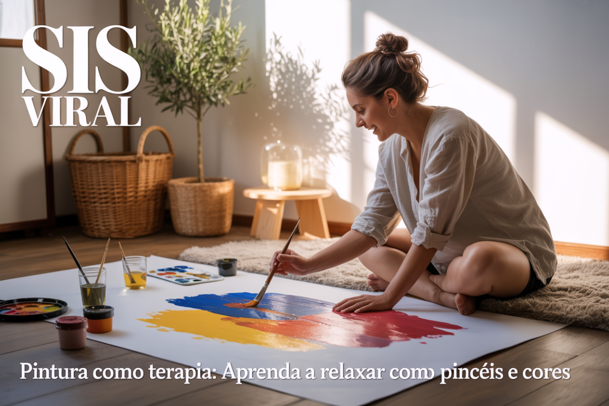 Pintura Como Terapia: Aprenda a Relaxar com Pincéis e Cores