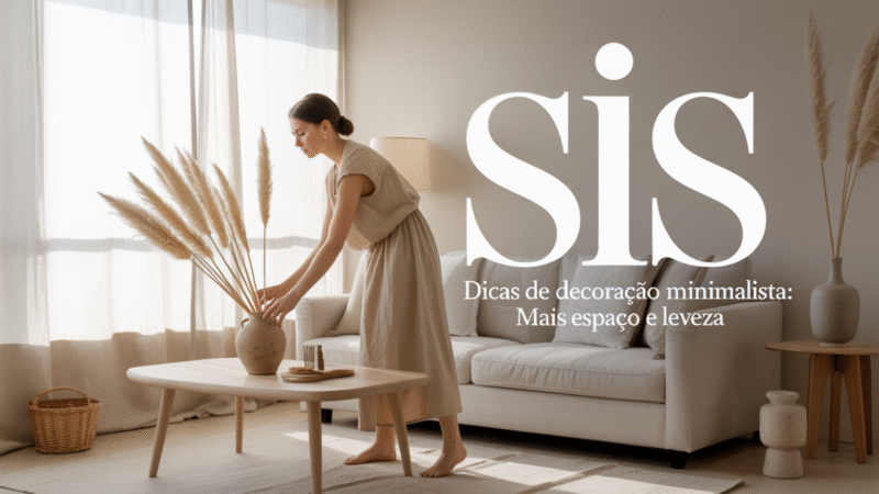 Dicas de Decoração Minimalista: Mais Espaço e Leveza