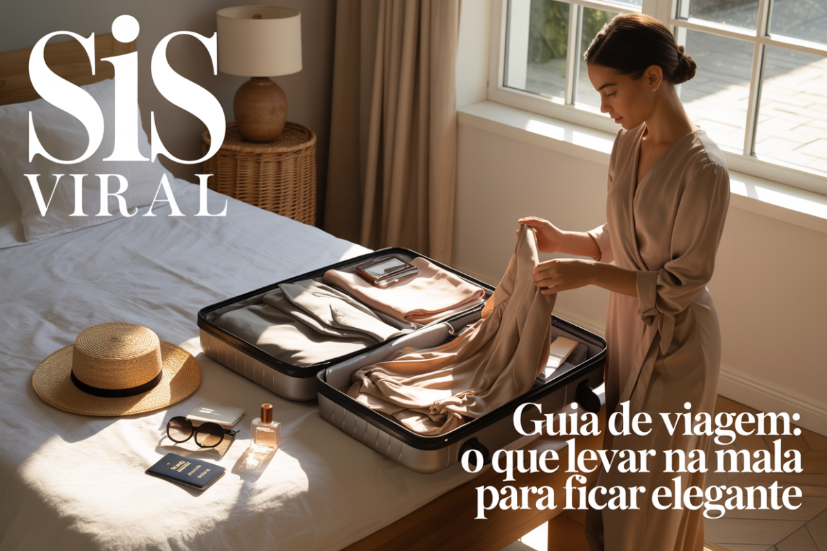 Guia de Viagem: O Que Levar na Mala Para Ficar Elegante